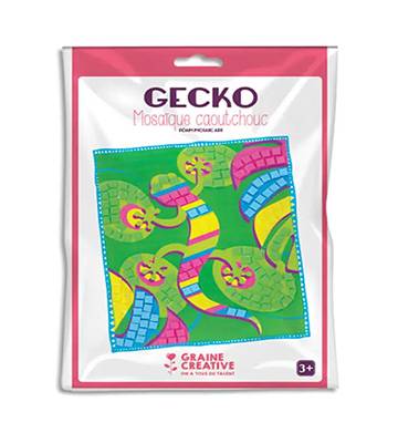 Kit mozaic din cauciuc moale Gecko Graine Creative 750609
