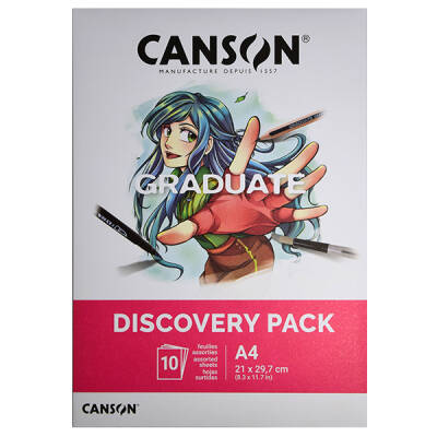Set Discovery pack graduate Manga A4 Canson 10 file