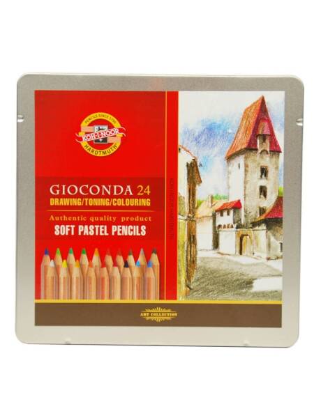 Set 24 creioane soft pastel Gioconda Koh-I-Noor 8828