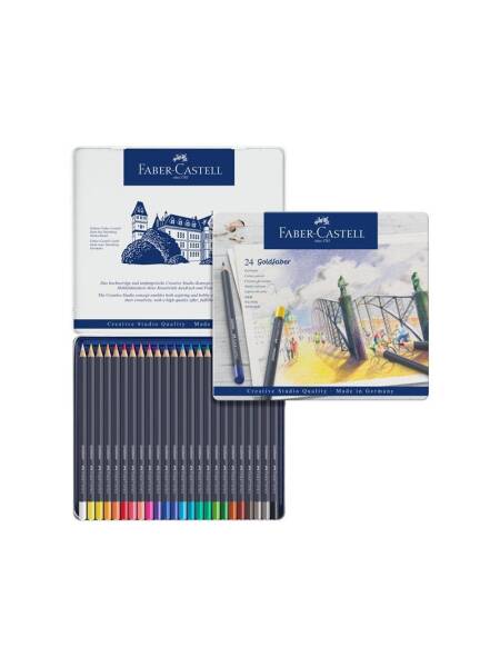 Set 24 creioane colorate Goldfaber Faber Castell 11 47 24