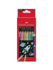Set 10 creioane colorate metalizate Faber Castell FC201583