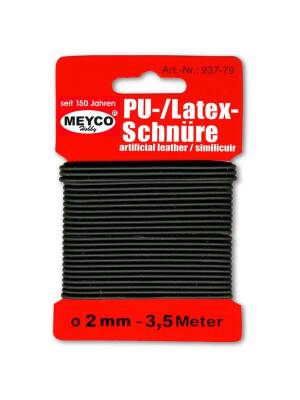Snur din latex 2mm x 3.5m Meyco 937-79