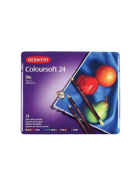 Set 24 creioane Derwent Coloursoft