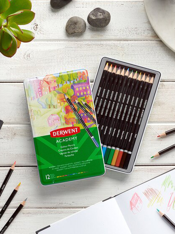 Set 12 creioane colorate Derwent 2301937