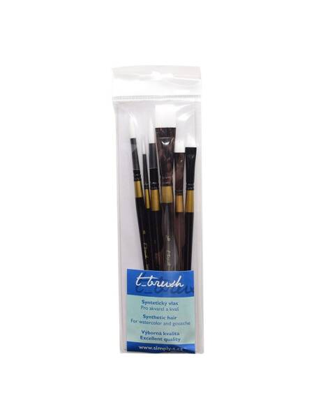 Set 6 pensule sintetice T-Brush SET3