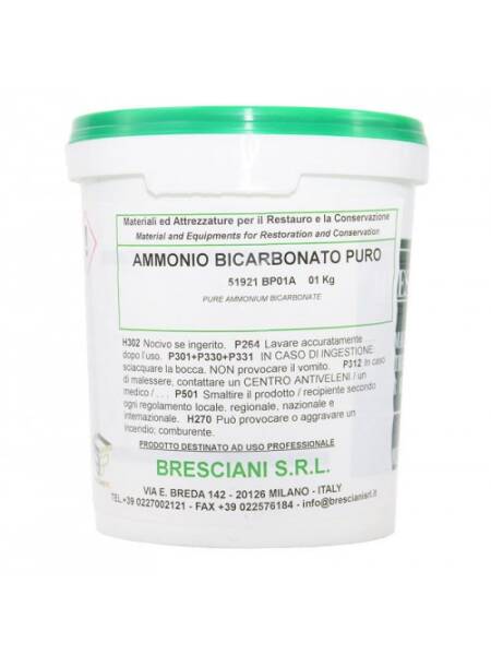 Bicarbonat de amoniu pur 1kg Bresciani 51921