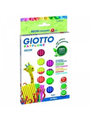 Set 8 plastiline fluo 100% vegetale Giotto 513200