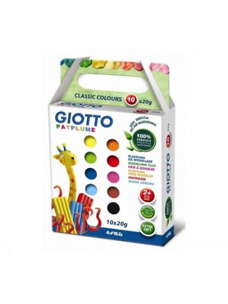 Set 10 plastiline 100% vegetale Giotto 512900