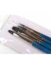 Set 4 pensule par natural acuarela/gouacheT-Brush BS/7