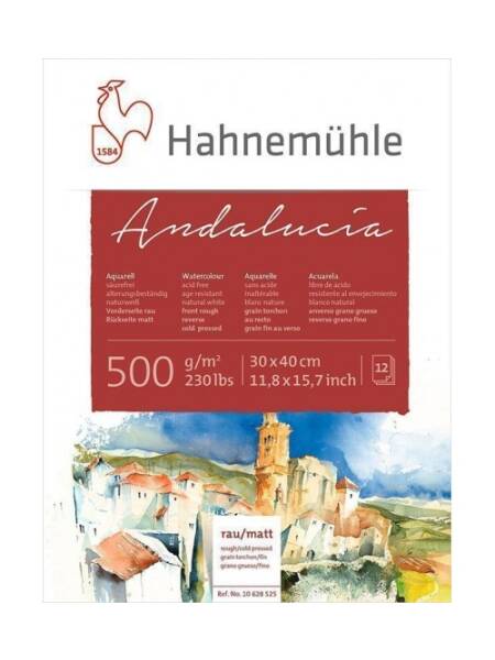 Bloc acuarela 500g/mp RG Andalucia Hahnemuhle