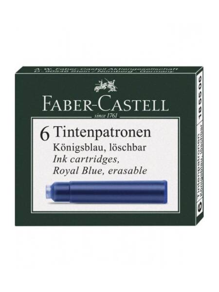 Set 6 cartuse mici cerneala Faber Castell