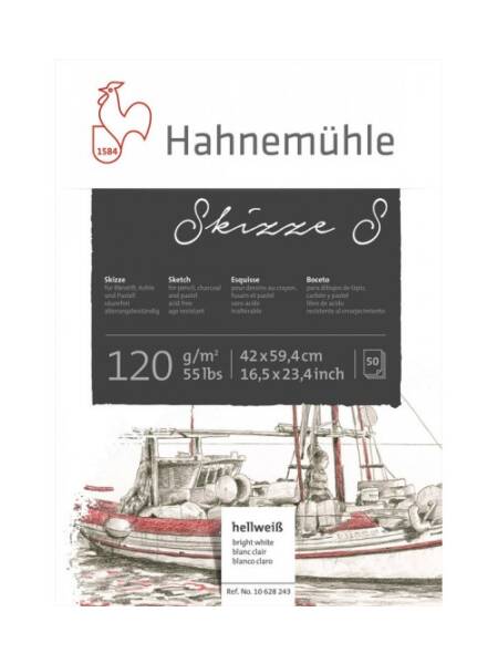 Bloc schite Skizze S 120 g/mp Hahnemuhle