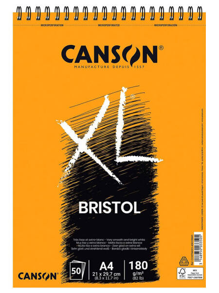 Bloc desen Canson XL Bristol 180 g/mp 50F Canson