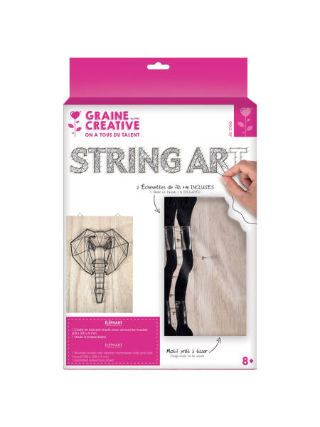 Kit string art Elefant Graine Creative 100657