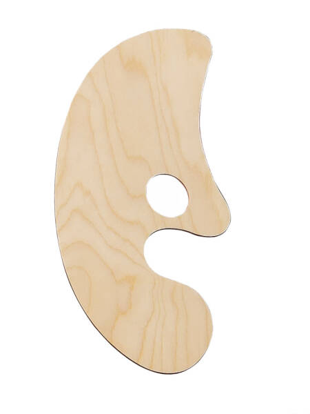 Paleta ovala din lemn nr.7 33 x 15 cm Tart
