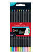 Creioane colorate pastel + neon Black Edition 116410 Faber Castell