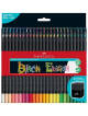 Set 50 creioane colorate Black Edition Faber Castell 116450