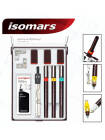 Set 3 stilouri tehnice si compas Technoart Isomars 03