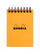 Notebook cu spira 7.5X10.5cm 80 file, 80g, patratele Rhodia 11500C