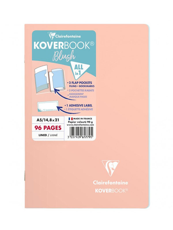 Caiet Kover book A5 48 file 90g dictando Clairefontaine