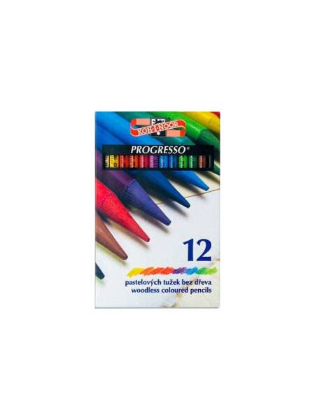 Set 12 creioane colorate Progresso