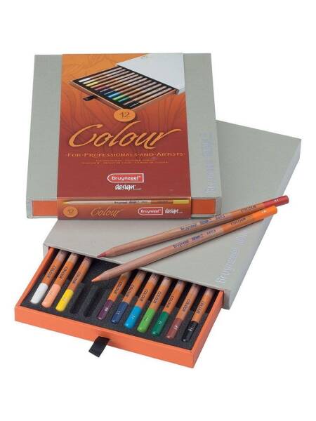 Set 12 creioane colorate Design Bruynzeel 8805H12