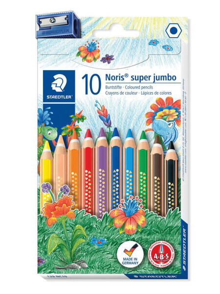 Set 10 creioane Super Jumbo Noris Club 129 NC10