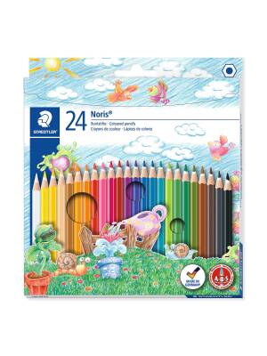 Set 24 creioane colorate Noris Staedtler 144NC24