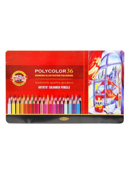 Set 36 creioane colorate Polycolor Koh-I-Noor 3825