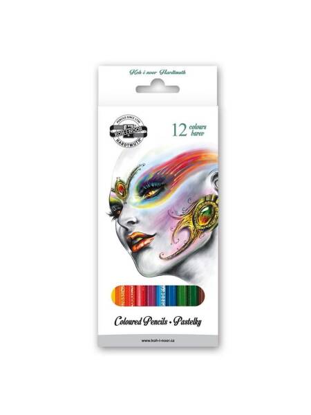 Set 12 creioane colorate Fantasy Koh-I-Noor 3552