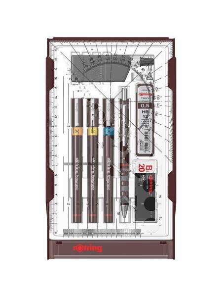 Set Isograph College (0.20, 0.35 si 0.70) Rotring S0699400